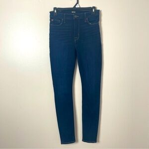 Hudson Jeans Blair High Rise Super Skinny Dark Wash Blue Sz 27